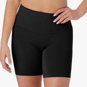 Maidenform Women's Seemless Thigh Slimmer Shapewear DM2550 Black Size L